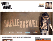 Tablet Screenshot of gaelle-buswel.fr